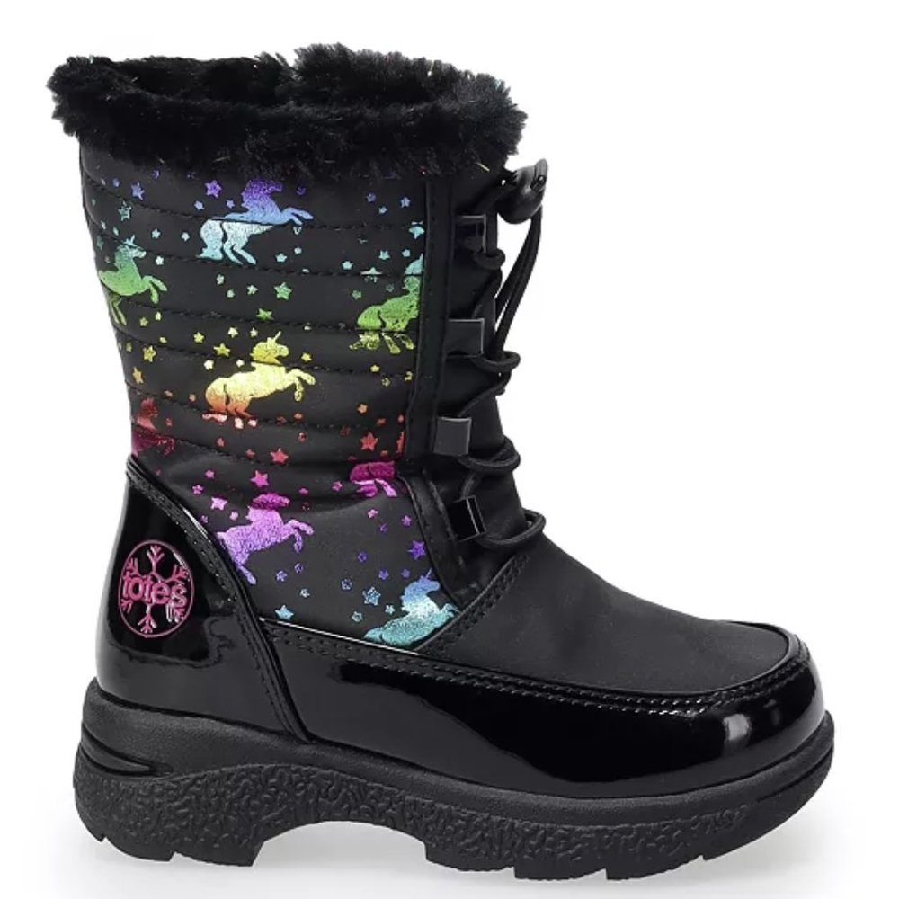 TOTES REENA TODDLER GIRLS WATERPROOF SNOW BOOT SIZE 5T
